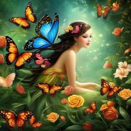 Butterfly Background Wallpaper - butterfly fairy background  