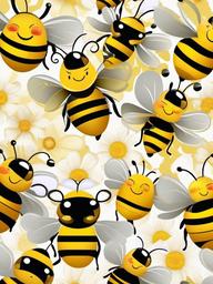 Cute Bee Wallpaper - Bees with a happy, cute look  ,mobile iphone background wallpaper