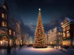 Christmas City Wallpaper  