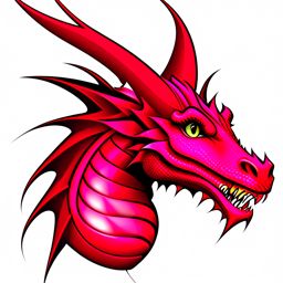 dragon clipart - ignatius, a cunning and formidable dragon. 