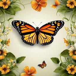 Butterfly Background Wallpaper - monarch butterfly background  
