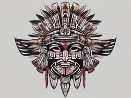 warrior aztec tattoos  simple vector color tattoo