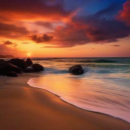 Beach background - beach sunset background wallpaper  