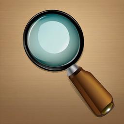 Magnifying Glass clipart - magnifying glass with a detective theme  