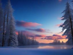 Winter Sky Background  ,desktop background wallpaper