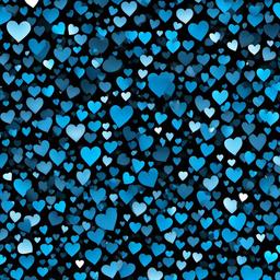 Heart Background Wallpaper - blue heart with black background  