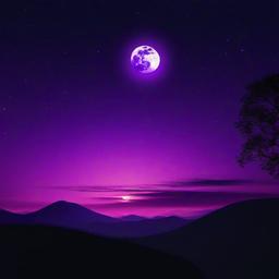 Sky Background Wallpaper - moon purple sky wallpaper  