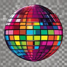 Disco Ball clipart - disco ball reflection on walls  vector clipart