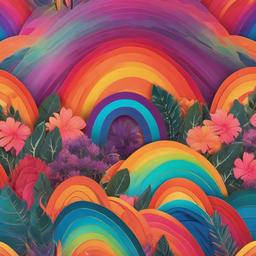 Rainbow Background Wallpaper - aesthetic boho rainbow wallpaper  