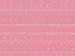 Pink Computer Background-Light pink with delicate scalloped edges and heart details  background wallpaper