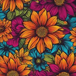 Flower Background Wallpaper - hippie flower background  