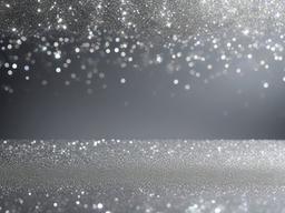 Shiny Silver Glitter Background  