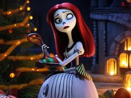 Sally Wallpaper Nightmare Before Christmas  