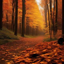 Fall Background Wallpaper - fall forest background  