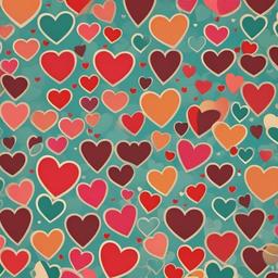 Heart Background Wallpaper - retro hearts background  