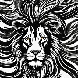 Lion Background Wallpaper - black and white lion background  