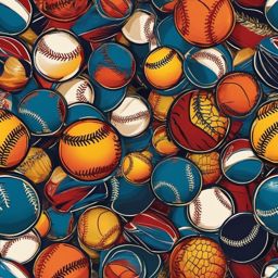 Softball Wallpaper - Action-Packed Softball Game, Thrilling Sports Moments  intricate patterns, splash art, wallpaper art