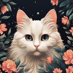 Cat Background Wallpaper - wallpaper aesthetic cat  