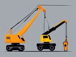 Crane Hook clipart - The hook of a construction crane., ,vector color clipart,minimal