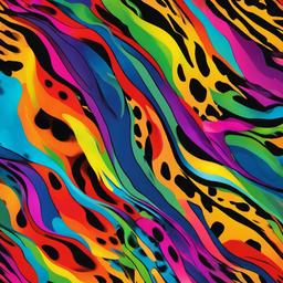 Rainbow Background Wallpaper - rainbow leopard wallpaper  