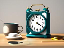 Clock clipart - alarm clock ringing in the morning  