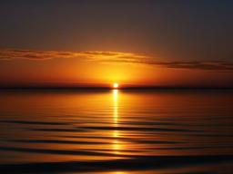 Sunset Wallpaper - Golden sunset over a calm ocean.  sunset background