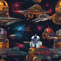 Star Wars Wallpapers - Iconic Star Wars Battles and Characters wallpaper splash art, vibrant colors, intricate patterns