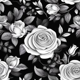 Flower Background Wallpaper - black background white rose  