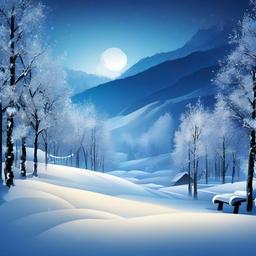 Winter background wallpaper - snow background art  