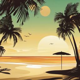 Beach background - vertical beach background  