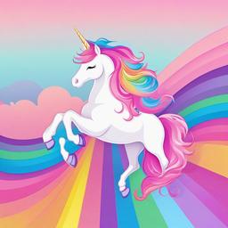 Rainbow Background Wallpaper - unicorn pastel rainbow background  
