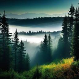 Forest Background Wallpaper - forest mist wallpaper  