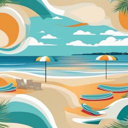 Beach background - bondi beach background  