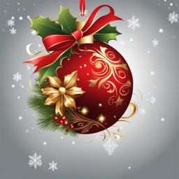 christmas clipart free: festive ornaments and gifts. 