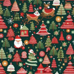 Cute Christmas Scenery Wallpaper intricate details, patterns, wallpaper photo