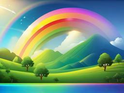 Nice Rainbow Wallpaper  