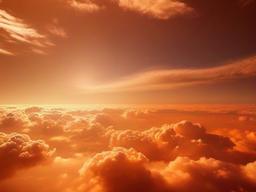 Orange Clouds Background  ,desktop background wallpaper