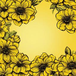 Yellow Background Wallpaper - wallpaper beautiful yellow flowers  