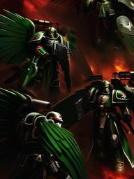 Dark Angels 40K Wallpaper  ,mobile iphone background wallpaper