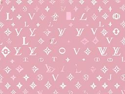 Lv Pink Wallpaper-Light pink background with delicate monogram LV icons in white  background wallpaper