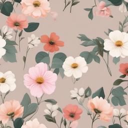 Cute Aesthetic Flower Wallpaper - Soft floral with a cute touch  ,background wallpaper