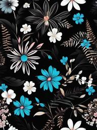 Flower Background Wallpaper - black wallpaper flower  