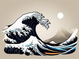 Japanese Traditional Wave Tattoo - Draws from traditional Japanese art, embodying cultural richness and symbolism.  simple tattoo design