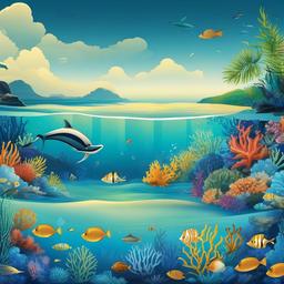 Ocean Background Wallpaper - marine life background  