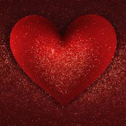 Glitter background - red heart glitter background  