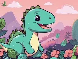 cute aesthetic dinosaur wallpaper  ,desktop background wallpaper