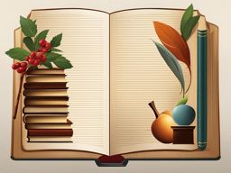 book clipart - inviting exploration of its pages. 