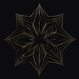 black background star  