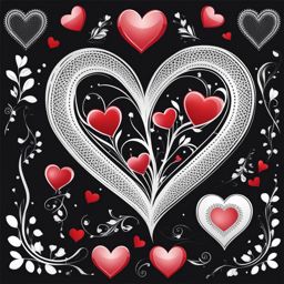heart clip art - symbolizing deep affection and love. 
