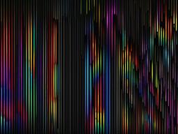 Rainbow Wallpaper With Black Background  